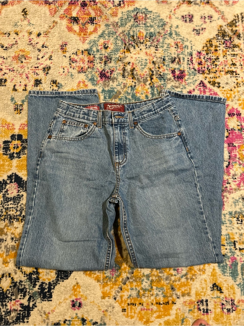 Arizona Jean Company boys Straight-Leg Light Blue Jeans